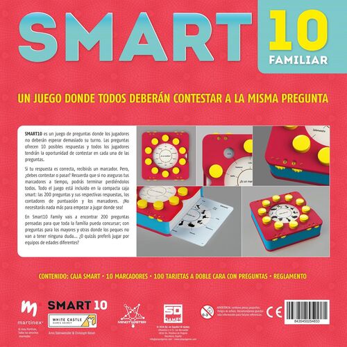 Juego de mesa Smart 10 Familiar español