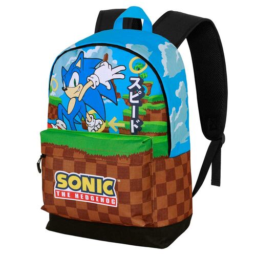 Sonic the Hedgehog Greenhill adaptable backpack 44cm