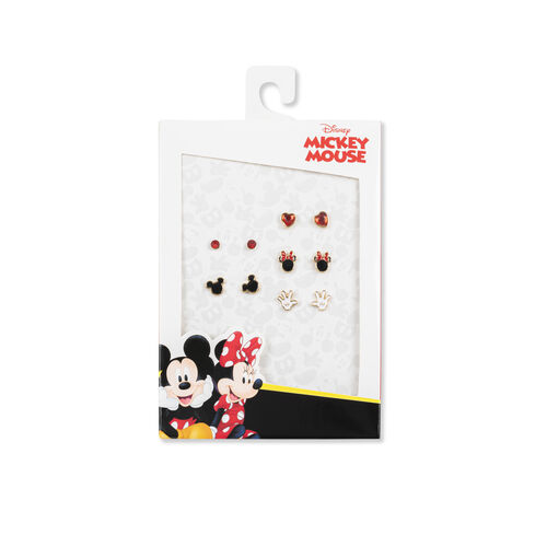 Disney Mickey & Minnie Set 5 pairs of earrings
