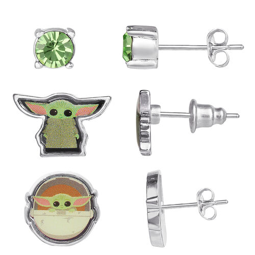 Star Wars Baby Yoda Set 3 pairs of earrings