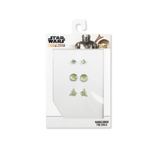Star Wars Baby Yoda Set 3 pairs of earrings