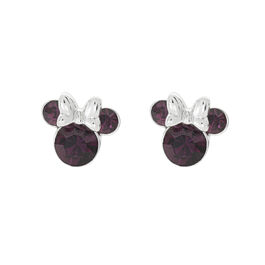 Pendientes Febrero Minnie Disney plata