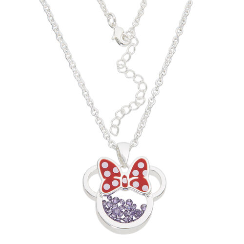Colgante Febrero Minnie Disney plata