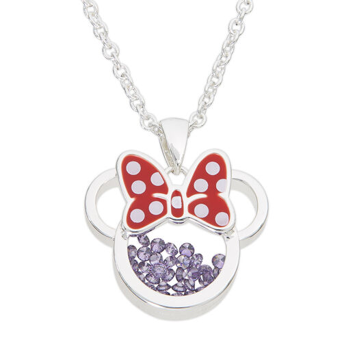 Colgante Febrero Minnie Disney plata