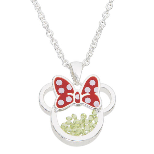 Colgante Agosto Minnie Disney plata