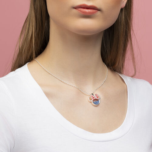 Colgante Septiembre Minnie Disney plata