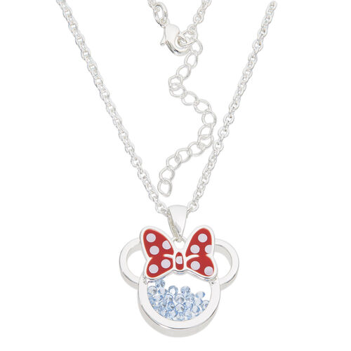 Colgante Diciembre Minnie Disney plata