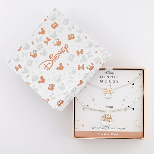 Set 2 Colgantes mama + hija Minnie Disney