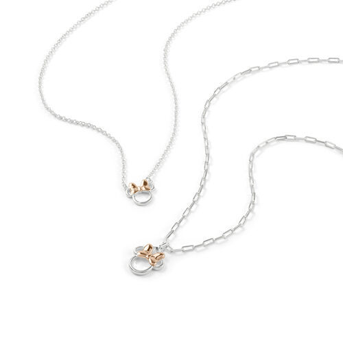 Set 2 Colgantes mama + hija Minnie Disney