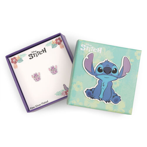 Disney Stitch Angel earrings silver
