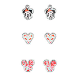 Set 3 Pares de pendientes Navidad Mickey Disney