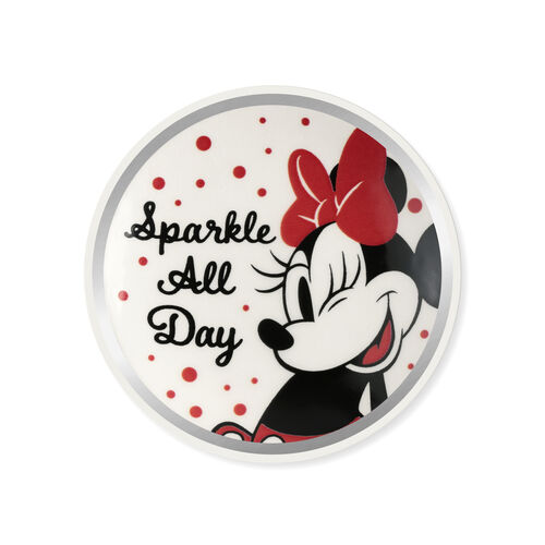 Pendientes + plato bisuteria Minnie Disney