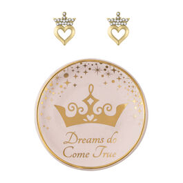 Pendientes + plato bisuteria Princesa