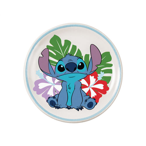 Pendientes + plato bisuteria Stitch Disney