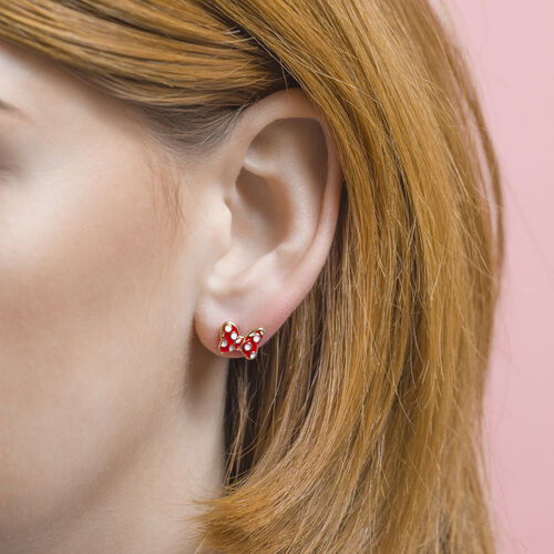 Disney Minnie tie earrings
