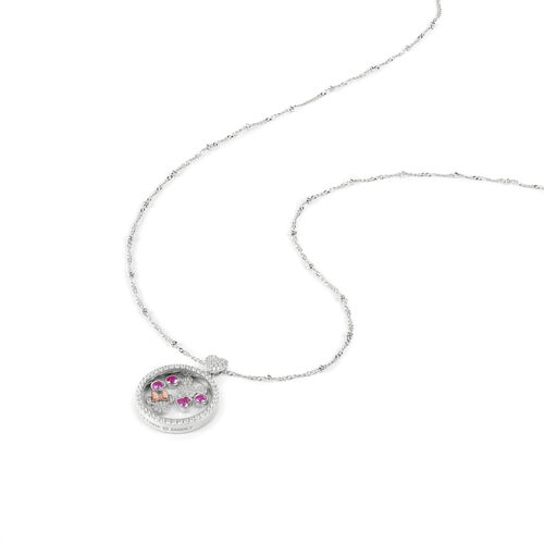 Colgante Mickey & Minnie Disney plata