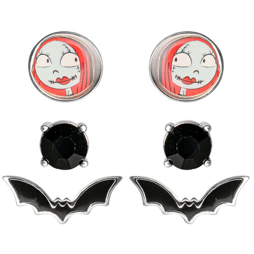Set 3 Pares de pendientes Pesadilla Antes de Navidad Disney