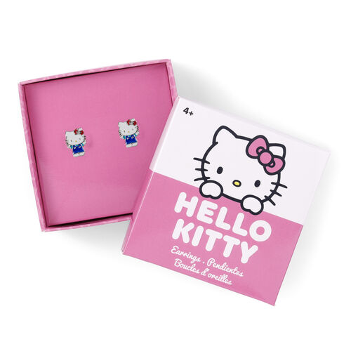 Pendientes Hello Kitty plata