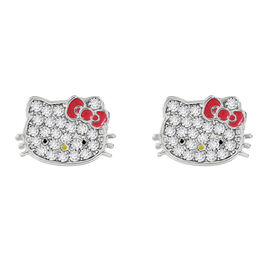 Pendientes Hello Kitty plata