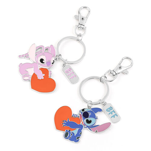 Set 2 Llaveros Angel & Stitch Disney