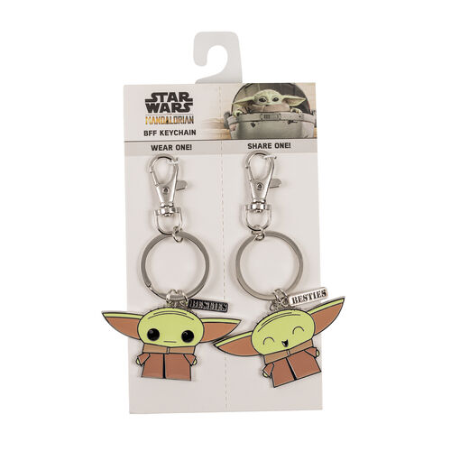 Set 2 Llaveros Grogu Star Wars