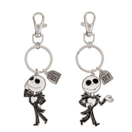 Set 2 Llaveros Jakks Skellington Pesadilla Antes de Navidad Disney