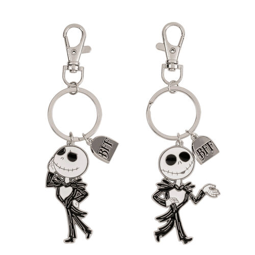 Set 2 Llaveros Jakks Skellington Pesadilla Antes de Navidad Disney