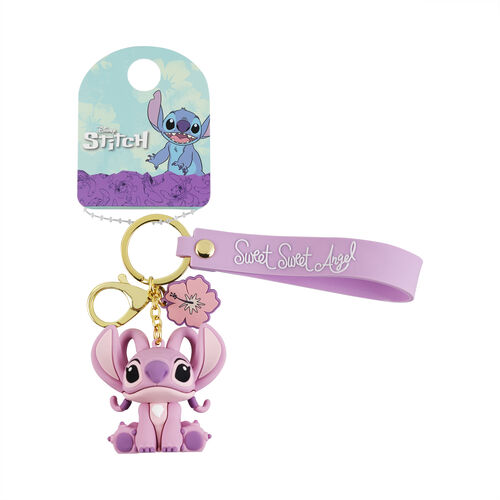 Disney Stitch Angel keychain