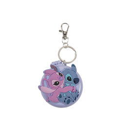 Disney Stitch & Angel Keychain brush and mirror