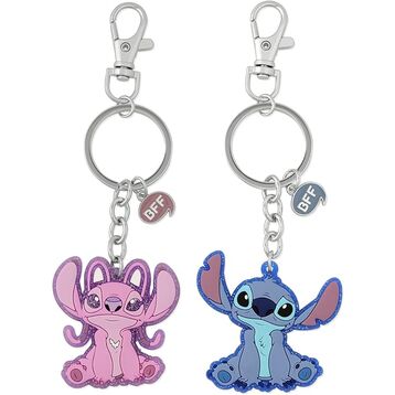 Set 2 Llaveros Angel & Stitch Disney