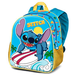 Mochila 3D Waves Stitch Disney 31cm