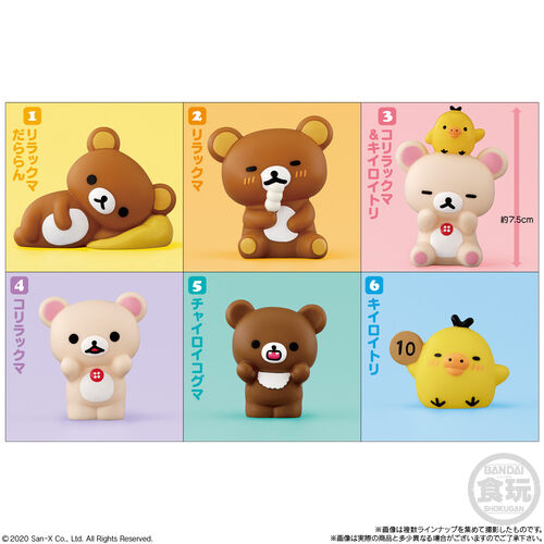Figura Rilakkuma Friends 5cm surtido
