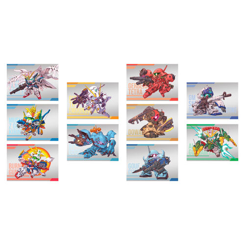 Figura sorpresa Superior Define No 01 Gundam 6cm surtido