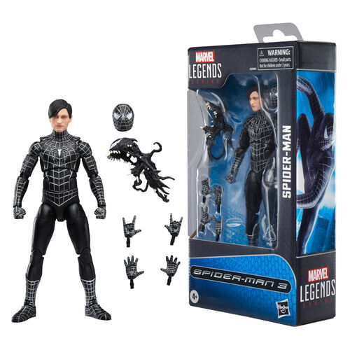 Marvel Legends Spiderman 3 Symbiote Spider-Man figure 15cm