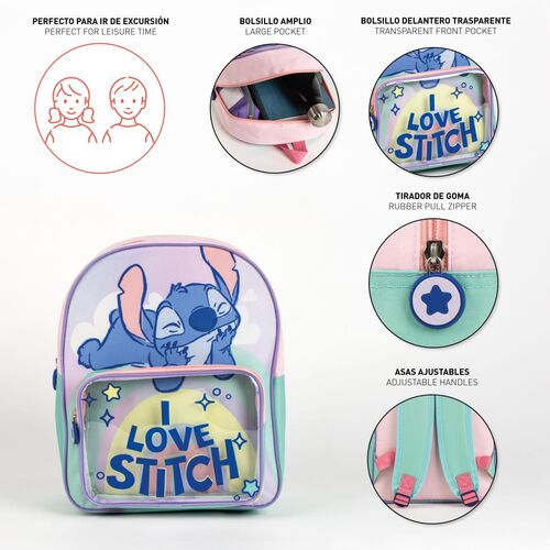 Mochila Stitch Disney 30cm