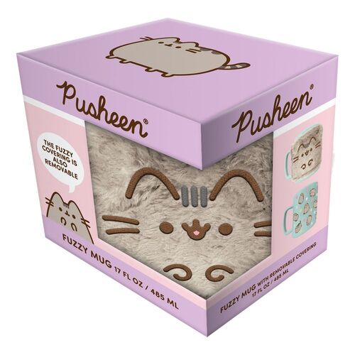 Taza funda de peluche Pusheen 440ml