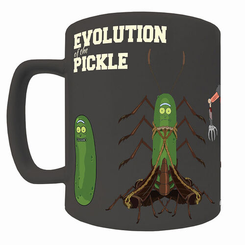 Rick and Morty Pickle Mug with teddy bear cover 440ml