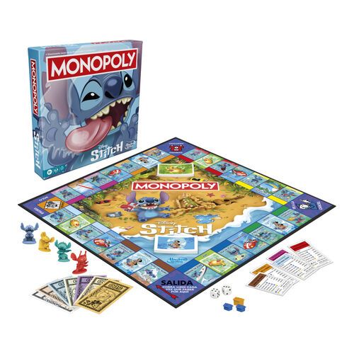 Spanish Disney Stitch Monopoly game