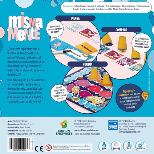 Juego de Mesa Mismamente español