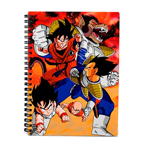 Cuaderno 3D Dragon Ball Z surtido