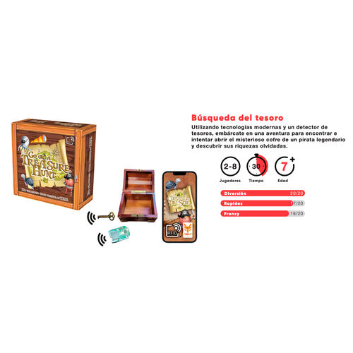 Juego de mesa Busqueda del Tesoro español