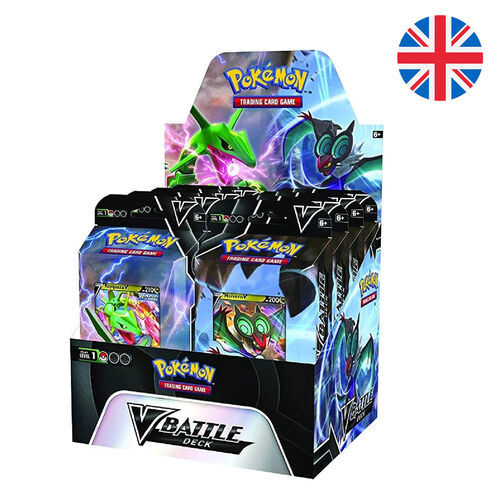 Baraja juego cartas coleccionables Rayquaza Noivern Pokemon ingles surtido