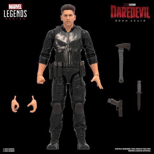 Figura Punisher Born Again Daredevil Marvel Legends 15cm