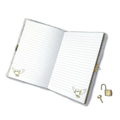 Cuaderno peluche A5 Hedwig Harry Potter