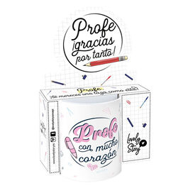 Taza - Profe Con Mucho Corazon 330ml