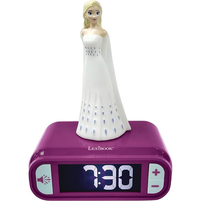 Despertador digital luz nocturna Elsa Frozen Disney