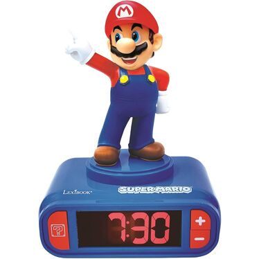 Despertador digital luz nocturna Mario Super Mario Bros