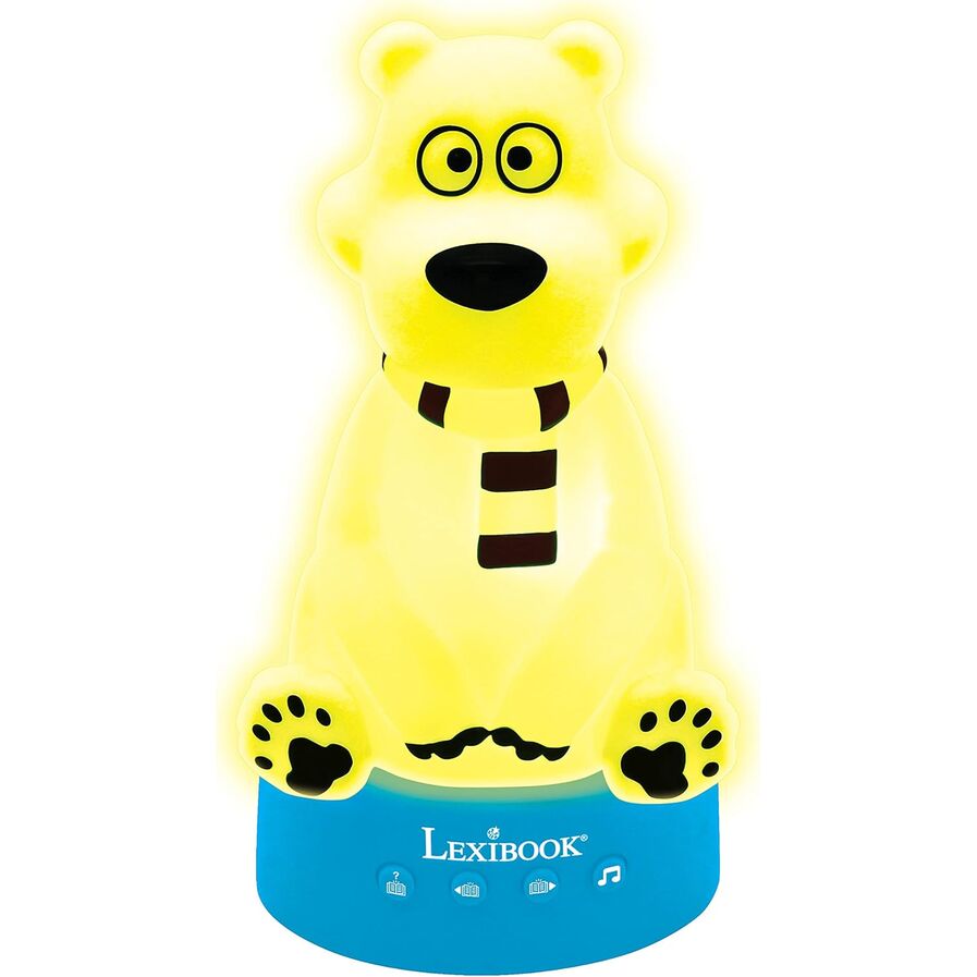 Oso 3D Luz nocturna contandor de historias