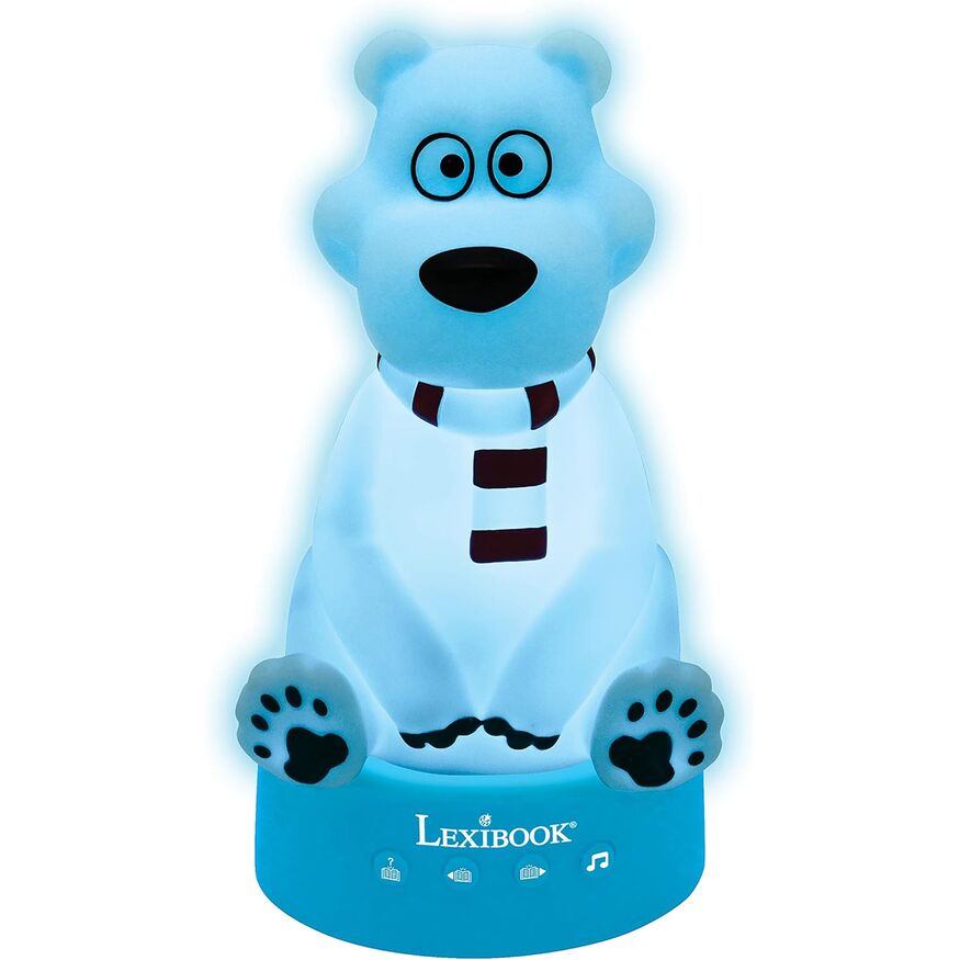 Oso 3D Luz nocturna contandor de historias