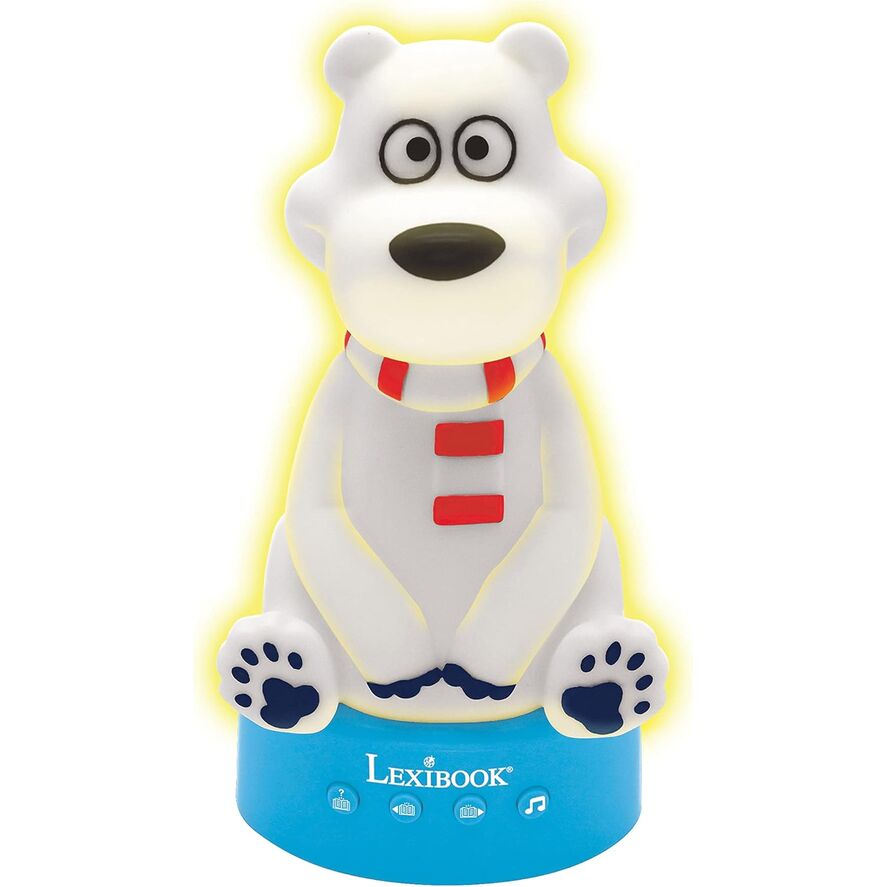 Oso 3D Luz nocturna contandor de historias